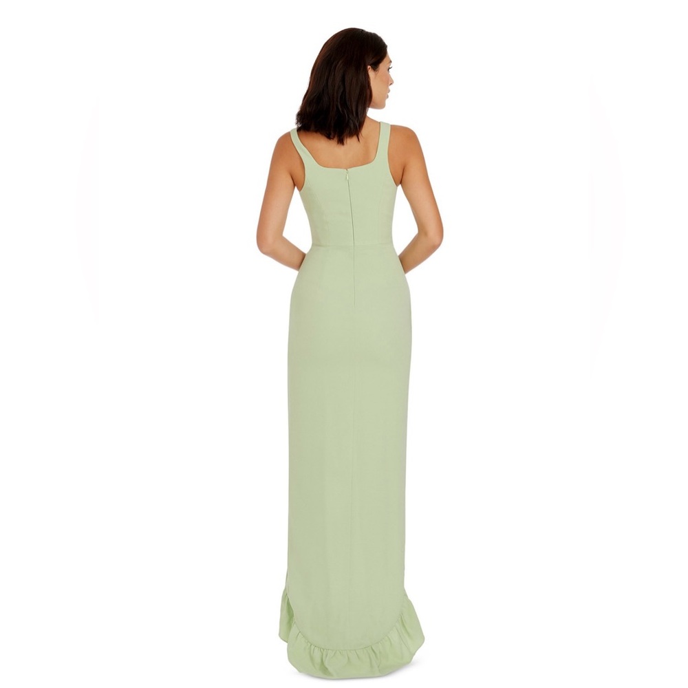 Beautiful Ruffled High-Low Gown - Picture 4 of 4